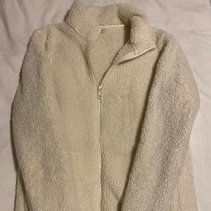UNIQLO Teddy Cream Jacket